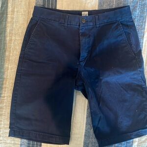 GAP Navy Shorts 30 in waist 12 in inseam flat front
